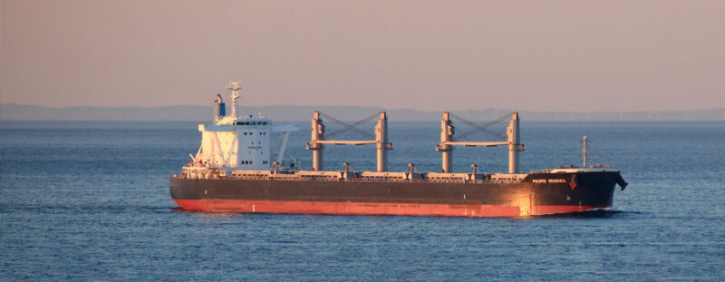 Oil tanker on the sea